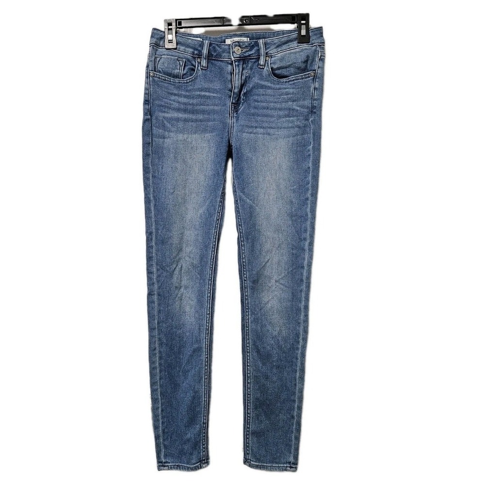 Vigoss Jeans Women 27 Blue Marley Skinny Mid Rise Medium Wash Denim Slim Fit